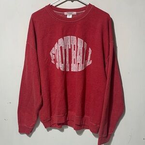 Project Social T Red Crew Neck Sweater